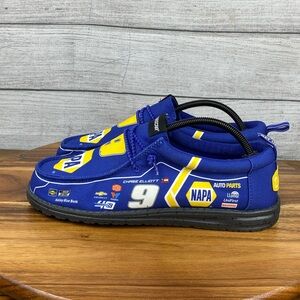 Hey Dude Wally NASCAR Chase Elliott Napa Blue Slip On Loafers Men’s Shoe Size 9